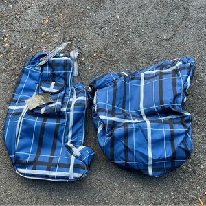 Pessoa bag set: saddle cover and tall boot bag